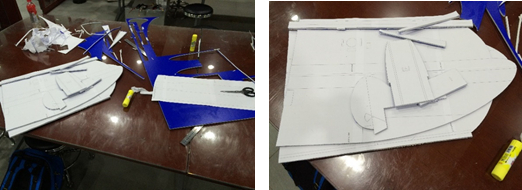 图7图8 按照图纸切割